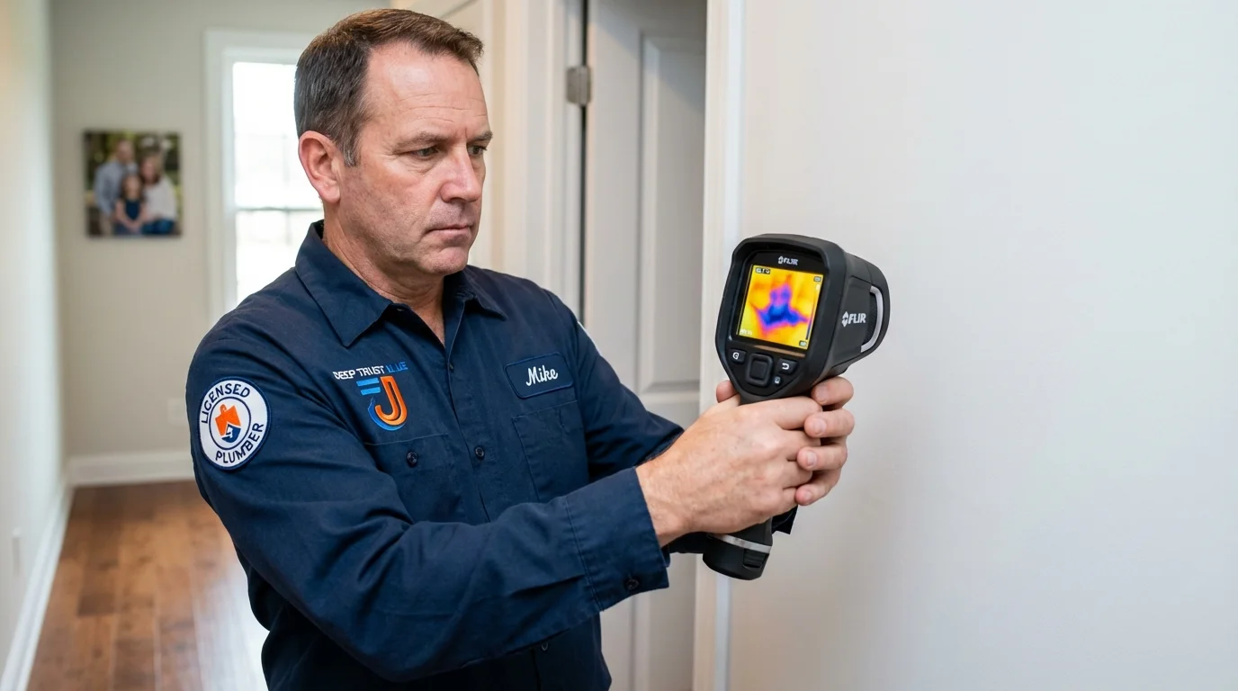 Thermal imaging leak detection by Johns Plumbing LLC in Kapaau